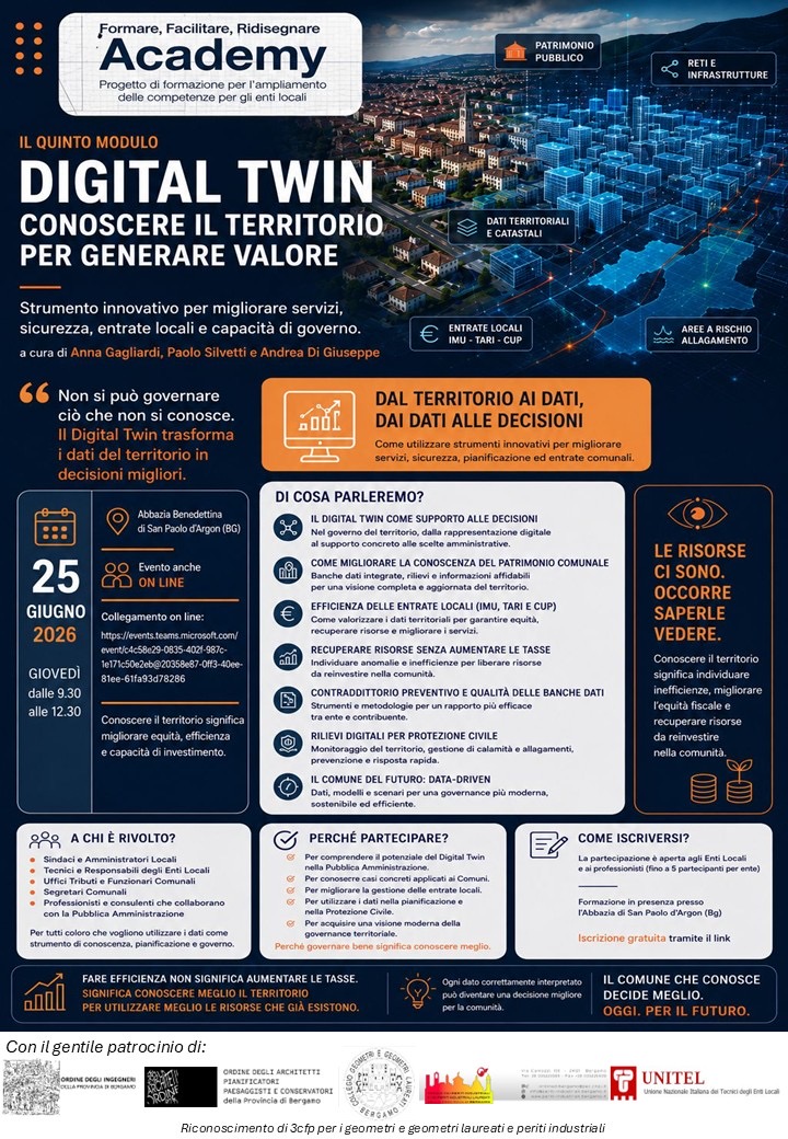 DIGITAL TWIN - CONOSCERE IL TERRITORIO PER GENERARE VALORE