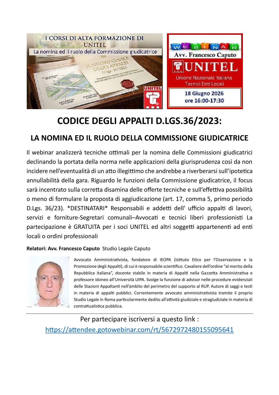 Codice degli appalti D.Lgs.36/2023: La nomina ed il ruolo della Commissione giudicatrice