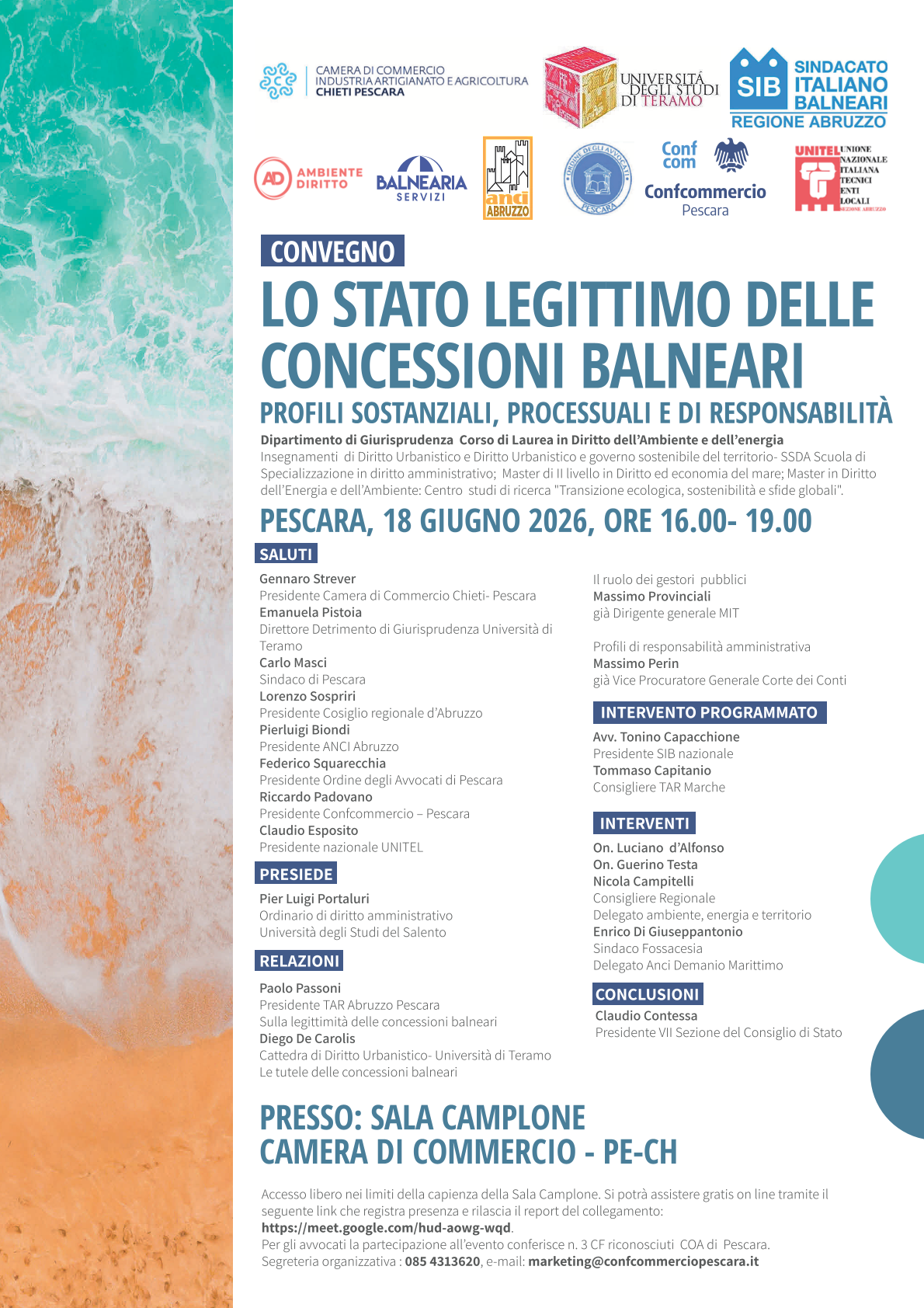 LO STATO LEGITTIMO DELLE CONCESSIONI BALNEARI PROFILI SOSTANZIALI, PROCESSUALI E DI RESPONSABILITÀ