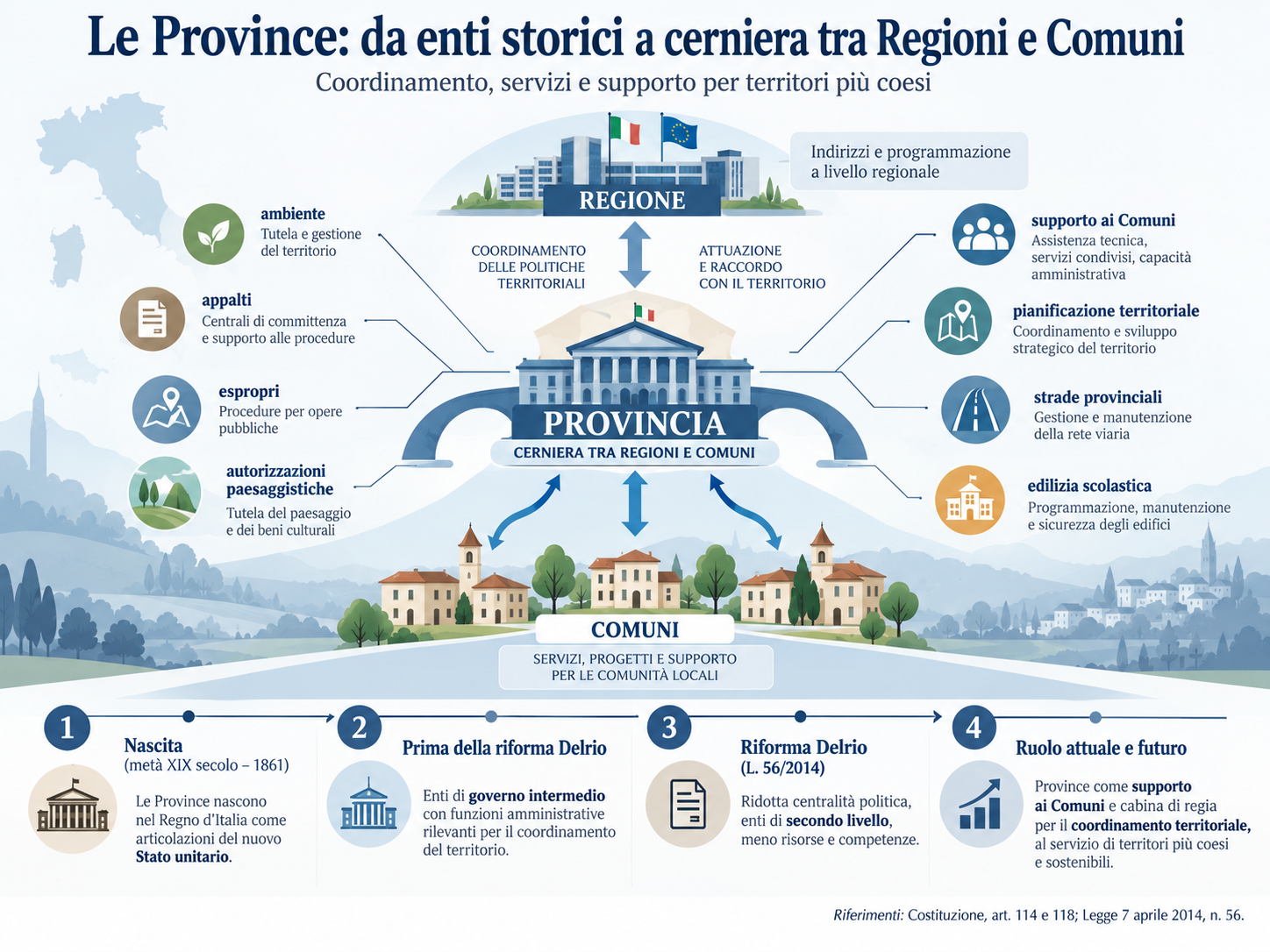 Le Province italiane: da enti da abolire a possibile risorsa per il futuro della pubblica amministrazione
