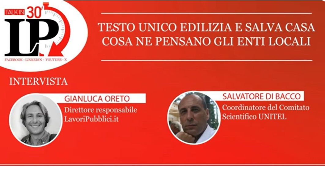 COMUNICATO STAMPA - AUDIZIONE UNITEL SU DECRETO SALVA CASA