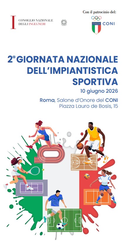 IL CNI LANCIA LA 2ª GIORNATA NAZIONALE DELL’IMPIANTISTICA SPORTIVA