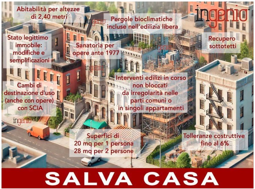 Salva-Casa: i webinar per capire tutte le novità (stato legittimo, tolleranze, accertamento di conformità